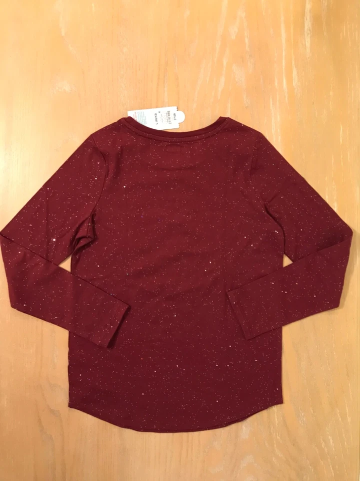 Old Navy, Crazy 8, Other Girls Tops Long Sleeve Lot of 5 (3 New) Size 10-12 - Image 3 of 4