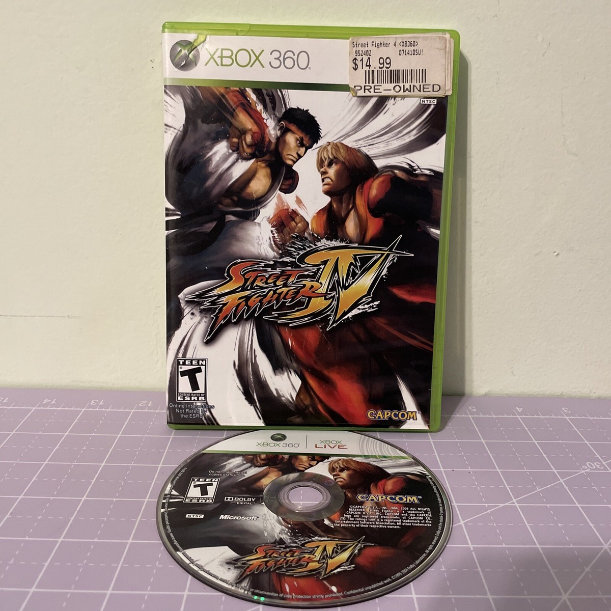 Street Fighter IV (Platinum Hits) - Xbox 360 Game - No manual