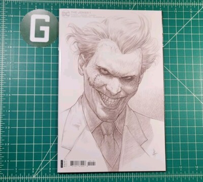 Joker #1 (2023) NM 1:25 Ricardo Federici Black & White Sketch Variant DC Comics