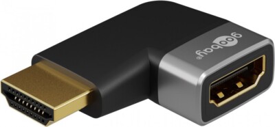 HDMI -Winkeladapter 90° horizontal, 8K/60Hz HDMI -Buchse / Stecker (Typ A)