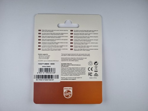 Philips 128 GB Micro SD Ultra Speed up to 100 MB/s Class 10 UHS Speed Class 3 U3 - Picture 10 of 15