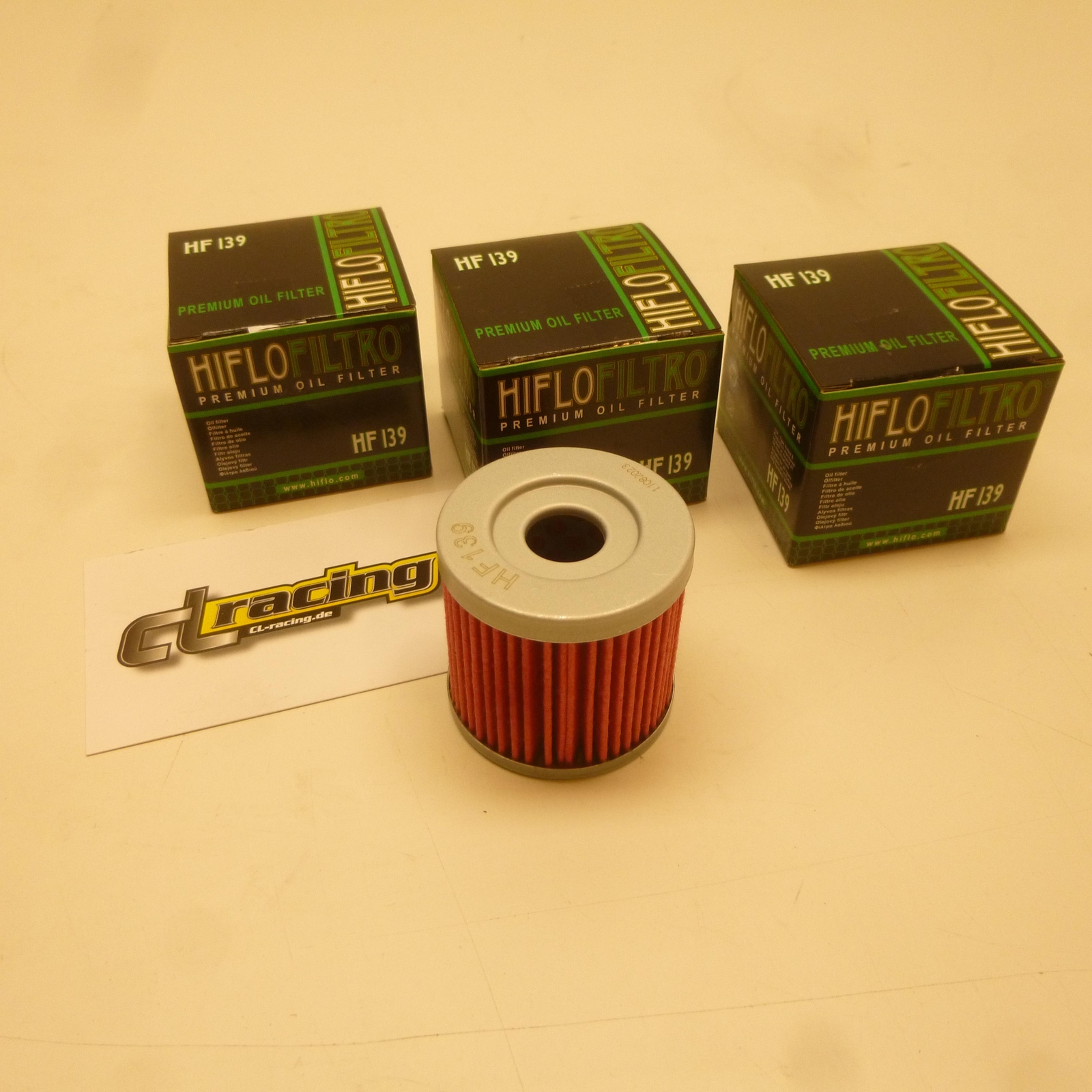 3x Hiflo HF139 Oilfilter fits Kawasaki Klx Kfx fits Suzuki Drz