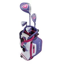 Top Flite 2022 Junior Girls 8-Piece Complete Golf Club Set -  Kids 5-8 years old