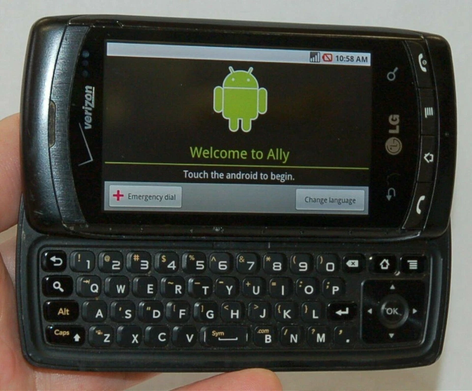 LG VS740 Ally 3G Android Verizon Smart Phone Slide-Out Qwerty Keyboard Grade B - Image 4 of 4
