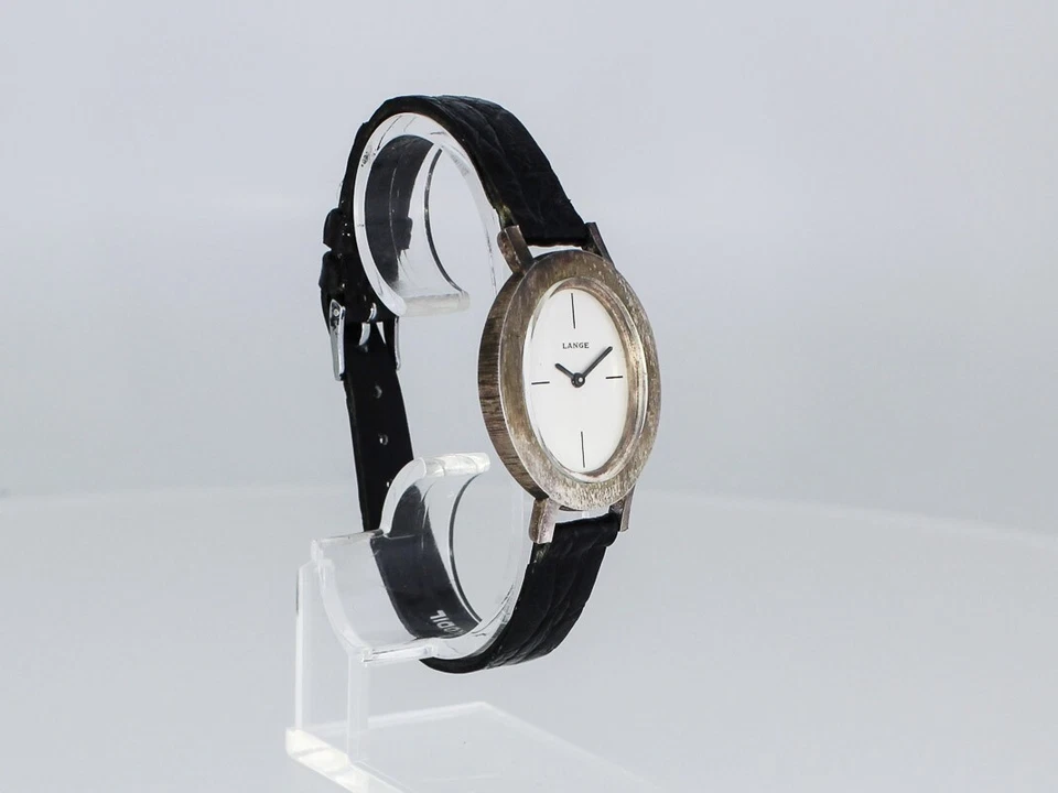A. LANGE & SÖHNE A. LANGE PFORZHEIM VORM. GLASHÜTTE SCHMUCKUHR SILBER UHR - Bild 3 von 4
