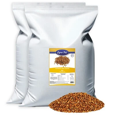 LYRA PET GMBH 20 kg Milo Sorghum Hirse Vogelfutter Ergänzung Wildvögel Kohlenhydrate Lyra Pet®