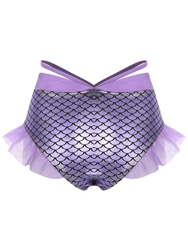 Womens Shorts Sexy Underwear Tulle Trim Briefs Stretchy Cosplay Ruffled Booty - Picture 51 of 59