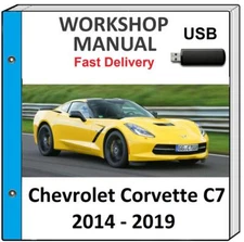 CHEVROLET CORVETTE C7 2014 2015 2016 2017 2018 SERVICE REPAIR WORKSHOP MANUAL