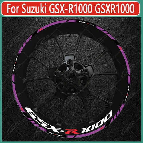 17inch Rim Wheel Decal Sticker Reflective Waterproof For Suzuki GSX-R1000 NEW - Picture 13 of 28