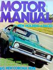 <!--F#f_0-->Motor Manual Mag Sep 1970 HG Holden Launch Monaro GTS Kingswood Premier Brougham<!--F/-->