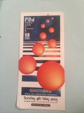 RAVE FLYER A5 FREEDOM TO DANCE AT CAMDEN PALACE 4/5/2003