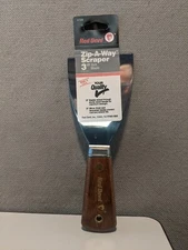 VINTAGE RED DEVIL PROFESSIONAL 3" ZIP-A-WAY SCRAPER STIFF KNIFE, #4109