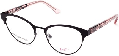 Candie's CA0149 001 Black Metal Optical Eyeglasses Frame 50-18-140 CA 0149 RX