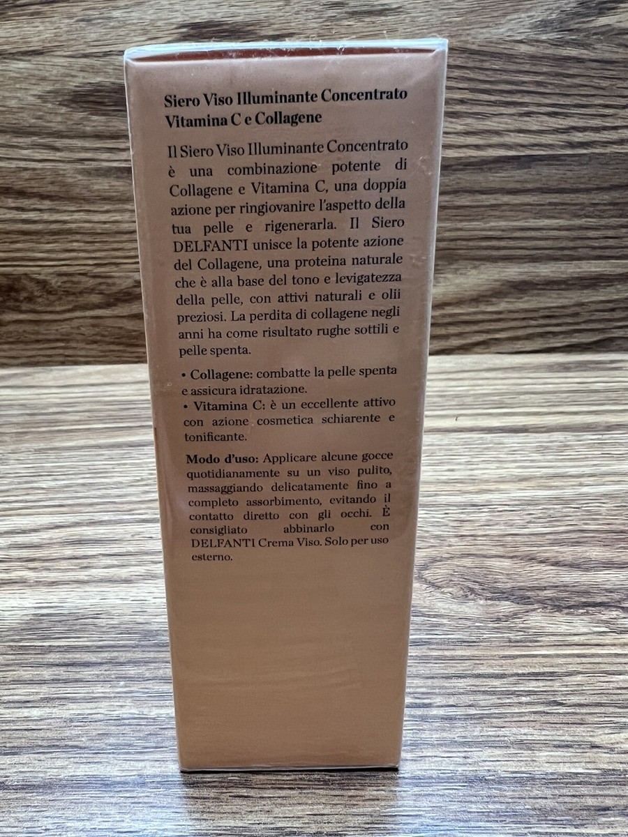 Delfanti Milano Vitamin C with Collagen Brightening Face Serum