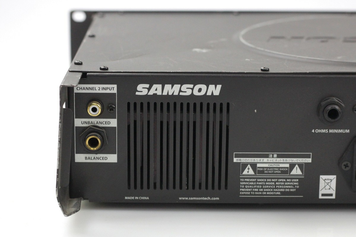 Samson SERVO 600 Stereo Power Amplifier 300W Per Channel | eBay