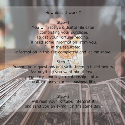 Lectura de Tarot de 1 Pregunta (Lectura de Amor/General/Dinero) - Imagen 2 de 6