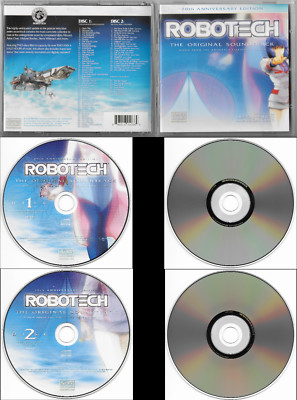 RARE Robotech Original Soundtrack: 20th Anniversary Ed. CD, 2007 stereo ver, OOP