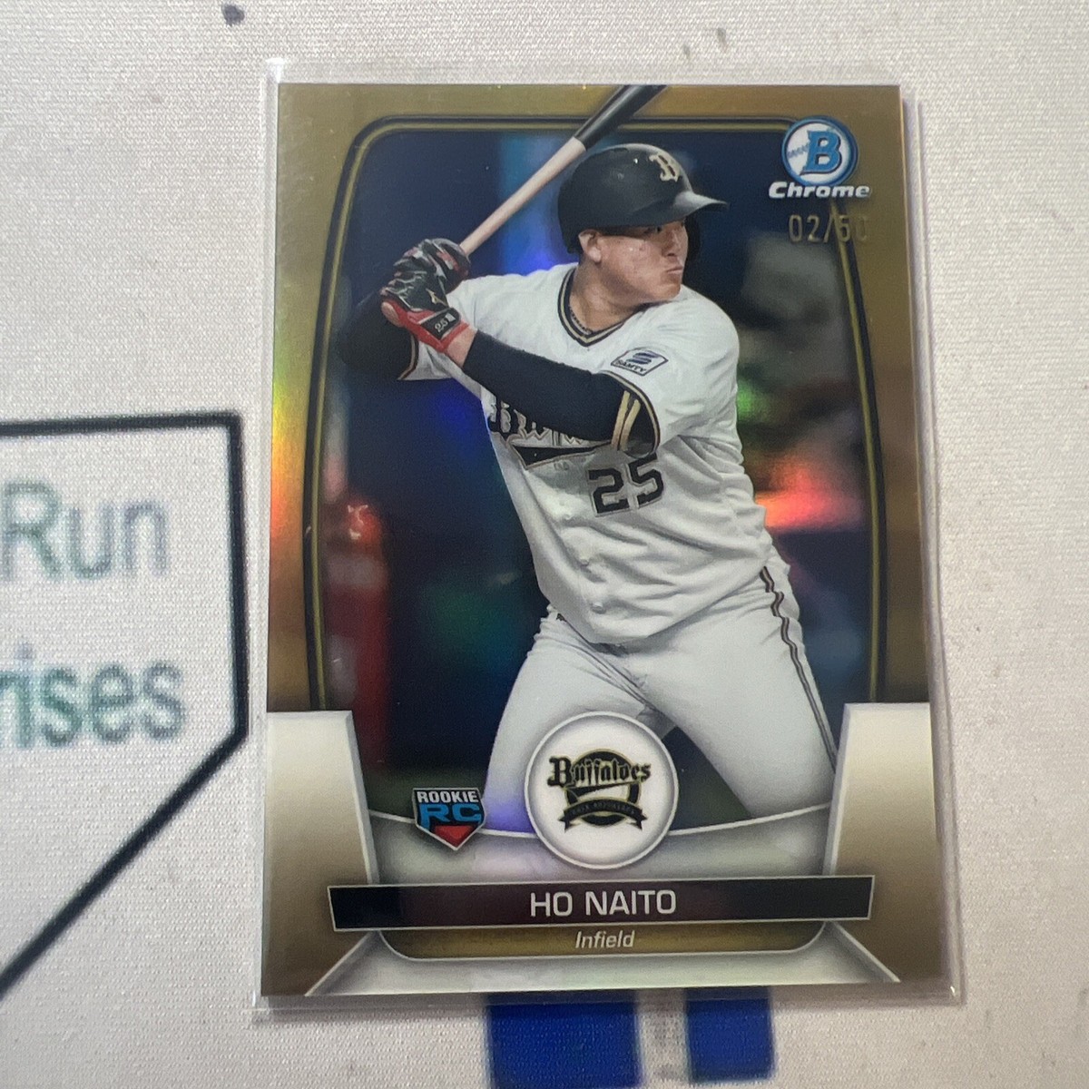 nao 　sold out 2023 Topps NPB Bowman Chrome Gold Refractor /50 Ho Naito Orix