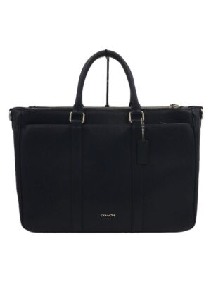 Used COACH F71695 Metropolitan Navy 2-Way Business Briefcase