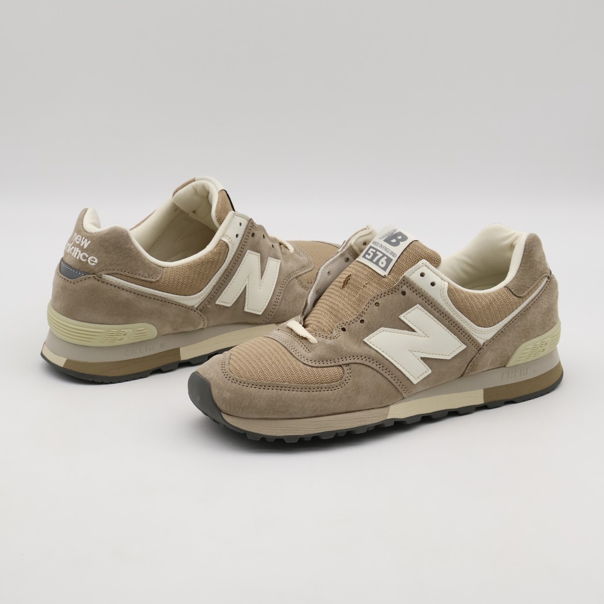 OU576BEI New Balance 576 Beige Brown Cream White Encap C-Cap Made