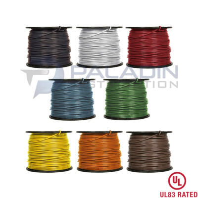 #12 AWG Gauge 600V THHN Stranded Copper Wire Multi Colors Available - UL 500FT