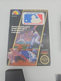 Nintendo NES Major League Baseball Complete in Box CIB *Authentic/Tested*