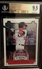 2015 Tyler Naquin #D /199 BGS 9.5 Panini USA BASEBALL Longevity RUBY ROOKIE ROY?