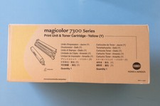 Original Toner Konica Minolta MagiColor 7300 Yellow Gelb Toner + Druckeinheit