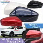 Car wing Side Mirror Shell Cover cap For Mazda CX-5 CX5 2017 2018 2019 2020 2021