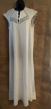 Sears Timeless Classic White Lace Nightgown Sz 12 M