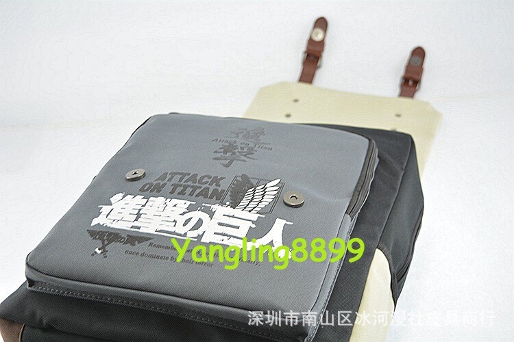 Attack on Titan Scout Regimen Cosplay Backpack Students Schoolbag Laptop Bag New