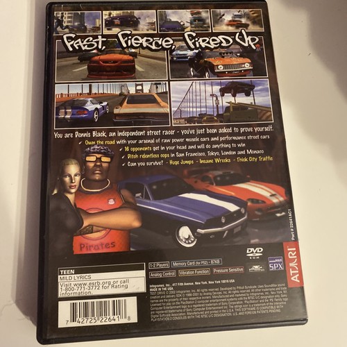 Test Drive Greatest Hits (Sony PlayStation 2) PS2 RACING GAMe Missing Booklet - Picture 2 of 3
