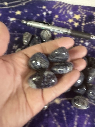 Neu-Tumbled Sodalith - 5 Stück - Bild 2 von 4