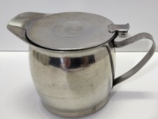 Hervidor de agua crema vintage Dom de acero inoxidable hecho en Japón