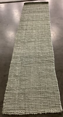 GREEN / GREY 2'-3'' X 9' Broken Thread Rug, Reduced Price 1172668133 NF730B-29
