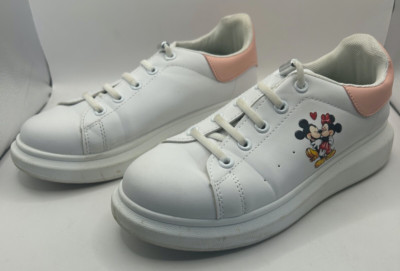 Disney Alexander McQueen Mickey & Minnie Mouse Junior Schuhe Größe UK 3,5 / 35 EU