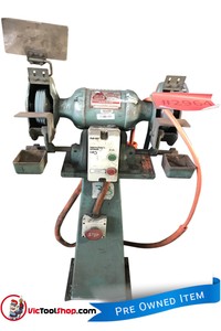 Gmf 200mm Pedestal Grinder Heavy Duty 415 Volt Used Ebay