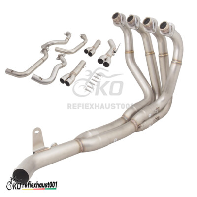 For Kawasaki Z900 A2 35KW/70KW 2018-2024 Complete Exhaust System Front Link Pipe