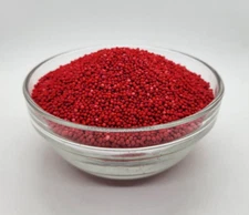 PA Candy 1.5 lb TEABERRY NONPAREILS Red Sprinkles Teaberries Topping*PLEASE READ