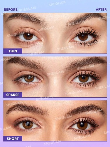 SHEGLAM Flutter Wink volumisierende Wimperntusche langanhaltend wischfest Verlängerung - Bild 6 von 10