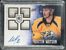 Watson, Austin - 2013-14 Prime Hockey - Swatch/Autograph - 65/199