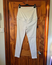 New Look Lift & Shape White Maternity Jegging Jeans Size 12 Denim