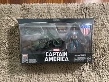 Marvel Legends 80th WWII Captain America with Motorcycle New