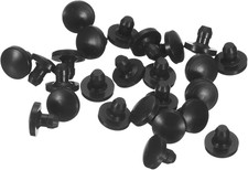 28Pcs Silicone Hole Plugs, Black, 2.5-3Mm Hol...