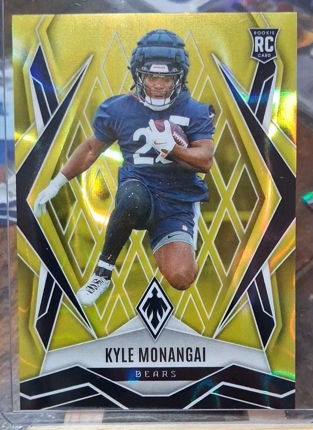 2025 Panini Phoenix - Rookies Kyle Monangai #249 Yellow Lava 114/125 (RC)