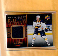 2015-16 Tim Hortons Collector's Series NHL Jersey Relics Matt Moulson #JR-MM