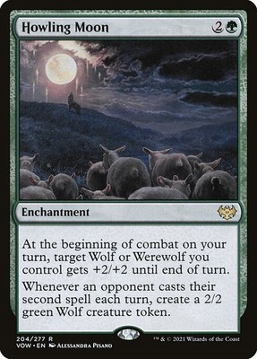 Howling Moon NonFoil Innistrad: Crimson Vow 204 NM MTG