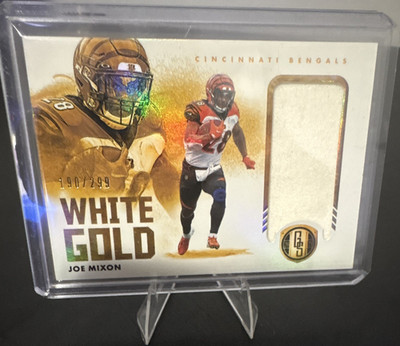 Panini 2021 Gold Standard White Gold Joe Mixon Bengals MEM /299 #WG-JM