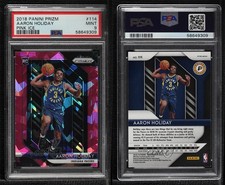 2018-19 Panini Prizm Pink Ice Prizm Aaron Holiday #114 PSA 9 MINT Rookie RC