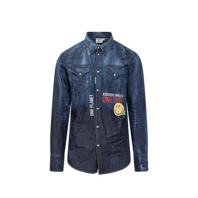 Dsquared_ Blue Denim Shirt